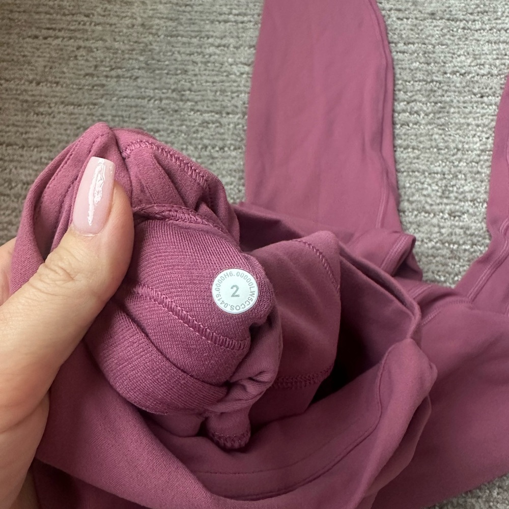 Pink align wrap waist leggings size 2!